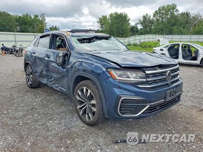 Czwarte zdjęcie samochodu z boku: 2020 VOLKSWAGEN ATLAS CROSS SPORT SEL PREMIUM R-LINE VIN:1V2TE2CA4LC230138 - miniatura