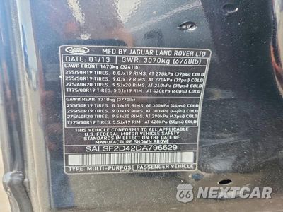 Zdjęcie 13 z 13 samochodu: 2013 LAND ROVER RANGE ROVER SPORT HSE VIN:SALSF2D42DA796629 - miniatura