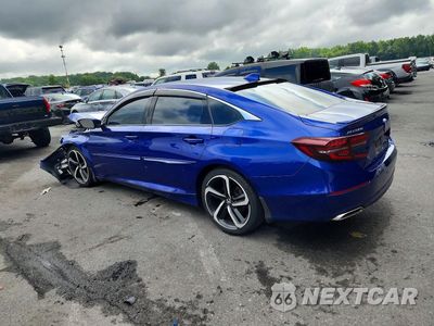 Drugie zdjęcie samochodu z przodu: 2019 HONDA ACCORD SPORT VIN:1HGCV1F35KA170116 - miniatura