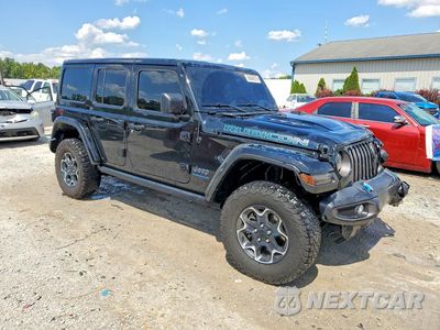 Czwarte zdjęcie samochodu z boku: 2023 JEEP WRANGLER RUBICON 4XE VIN:1C4JJXR68PW620944 - miniatura