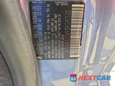 Zdjęcie 12 z 12 samochodu: 2003 BMW 325 CI VIN:WBABS33493PG92550 - miniatura