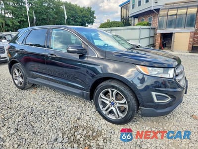 Czwarte zdjęcie samochodu z boku: 2015 FORD EDGE TITANIUM VIN:2FMTK4K86FBB21832 - miniatura