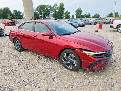 Czwarte zdjęcie samochodu z boku: 2025 HYUNDAI ELANTRA SEL VIN:KMHLS4DG7SU979867 - miniatura