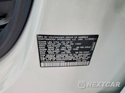 Zdjęcie 14 z 14 samochodu: 2021 VOLKSWAGEN ATLAS SE VIN:1V2WR2CA2MC550996 - miniatura