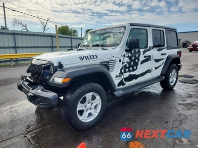 2021 JEEP WRANGLER UNLIMITED SPORT 1C4HJXDG0MW521190 - główne zdjęcie licytacji z USA - miniatura