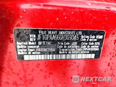 Zdjęcie 12 z 12 samochodu: 2016 SUBARU IMPREZA VIN:JF1GPAA66GH303045 - miniatura