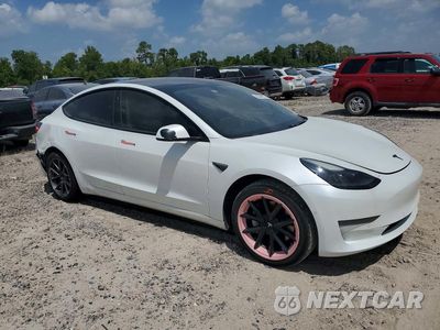 Czwarte zdjęcie samochodu z boku: 2021 TESLA MODEL 3 VIN:5YJ3E1EA6MF994909 - miniatura