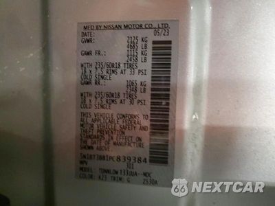 Zdjęcie 14 z 14 samochodu: 2023 NISSAN ROGUE SV VIN:5N1BT3BB1PC839384 - miniatura