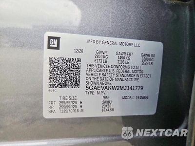Zdjęcie 13 z 13 samochodu: 2021 BUICK ENCLAVE ESSENCE VIN:5GAEVAKW2MJ141779 - miniatura