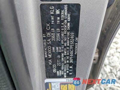 Zdjęcie 12 z 12 samochodu: 2023 KIA FORTE GT VIN:3KPF44AC7PE682469 - miniatura