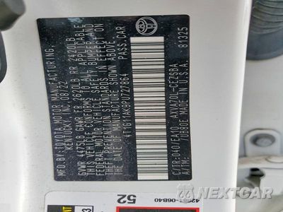 Zdjęcie 12 z 12 samochodu: 2023 TOYOTA CAMRY SE VIN:4T1G11AK9PU727864 - miniatura