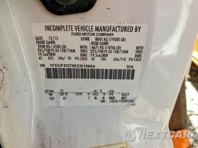 Zdjęcie 12 z 12 samochodu: 2014 FORD F550 SUPER DUTY VIN:1FDUF5GT8EEB15884 - miniatura