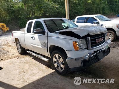 Czwarte zdjęcie samochodu z boku: 2011 GMC SIERRA C1500 SLE VIN:1GTR1VE00BZ244594 - miniatura