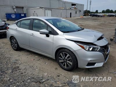 Czwarte zdjęcie samochodu z boku: 2021 NISSAN VERSA SV VIN:3N1CN8EV2ML827740 - miniatura