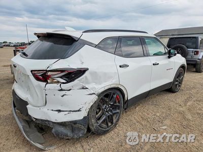 Trzecie zdjęcie samochodu z tyłu: 2021 CHEVROLET BLAZER 2LT VIN:3GNKBHRS6MS549455 - miniatura