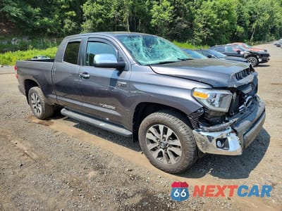 Czwarte zdjęcie samochodu z boku: 2021 TOYOTA TUNDRA DOUBLE CAB LIMITED VIN:5TFBY5F1XMX979148 - miniatura