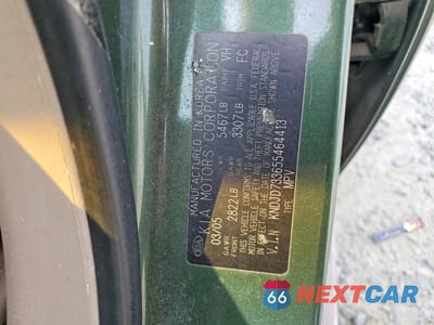 Zdjęcie 13 z 13 samochodu: 2005 KIA SORENTO LX VIN:KNDJD733655464413 - miniatura