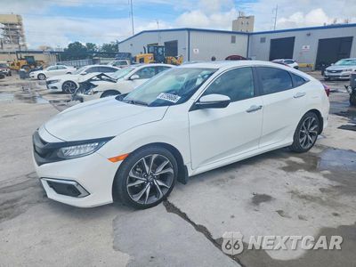 2020 HONDA CIVIC TOURING 19XFC1F94LE017568 - główne zdjęcie licytacji z USA - miniatura