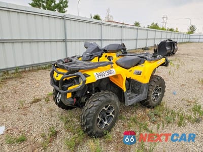 Drugie zdjęcie samochodu z przodu: 2014 CAN-AM OUTLANDER ATV VIN:3JBLKCP16EJ000021 - miniatura