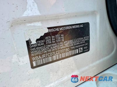 Zdjęcie 10 z 10 samochodu: 2020 BMW 530 XI VIN:WBAJR7C07LCD10180 - miniatura
