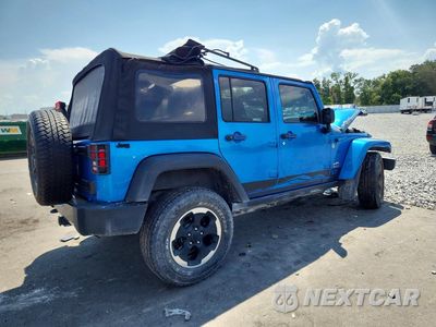 Trzecie zdjęcie samochodu z tyłu: 2014 JEEP WRANGLER UNLIMITED SAHARA VIN:1C4BJWEG5EL235093 - miniatura