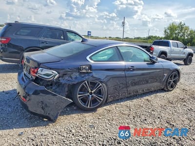 Trzecie zdjęcie samochodu z tyłu: 2018 BMW 430I VIN:WBA4W3C53JAE99770 - miniatura