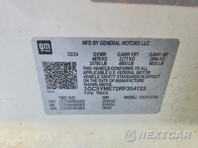 Zdjęcie 13 z 13 samochodu: 2024 CHEVROLET SILVERADO K2500 CUSTOM VIN:1GC5YME72RF354723 - miniatura