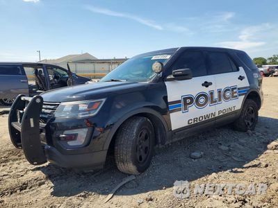 2017 FORD EXPLORER POLICE INTERCEPTOR 1FM5K8AR3HGA35965 - główne zdjęcie licytacji z USA - miniatura