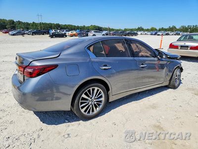 Trzecie zdjęcie samochodu z tyłu: 2018 INFINITI Q50 3.0T LUXE VIN:JN1EV7AP0JM358823 - miniatura