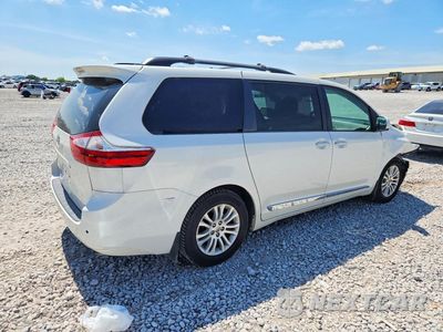 Trzecie zdjęcie samochodu z tyłu: 2016 TOYOTA SIENNA XLE 8-PASSENGER VIN:5TDYK3DC6GS705718 - miniatura