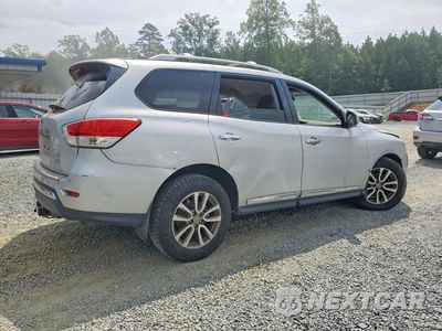 Trzecie zdjęcie samochodu z tyłu: 2015 NISSAN PATHFINDER SL VIN:5N1AR2MM8FC639524 - miniatura