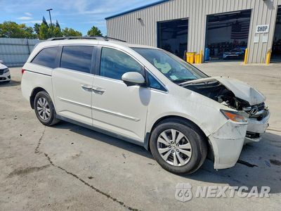 Czwarte zdjęcie samochodu z boku: 2015 HONDA ODYSSEY EXL VIN:5FNRL5H61FB073733 - miniatura