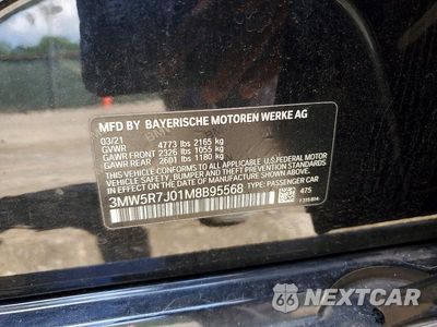 Zdjęcie 12 z 12 samochodu: 2021 BMW 330XI VIN:3MW5R7J01M8B95568 - miniatura