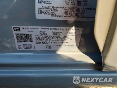 Zdjęcie 12 z 12 samochodu: 2024 CHEVROLET SILVERADO K1500 TRAIL BOSS CUSTOM VIN:3GCPDCEK5RG356838 - miniatura