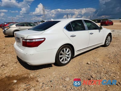 Trzecie zdjęcie samochodu z tyłu: 2007 LEXUS LS 460 VIN:JTHBL46FX75019928 - miniatura