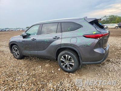 Drugie zdjęcie samochodu z przodu: 2021 TOYOTA HIGHLANDER HYBRID XLE VIN:5TDGBRCH0MS523410 - miniatura