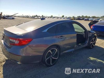 Trzecie zdjęcie samochodu z tyłu: 2018 HONDA ACCORD SPORT VIN:1HGCV1F30JA181202 - miniatura