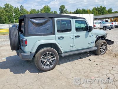 Trzecie zdjęcie samochodu z tyłu: 2024 JEEP WRANGLER 4XE VIN:1C4RJXN68RW254818 - miniatura