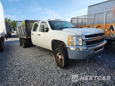 Czwarte zdjęcie samochodu z boku: 2012 CHEVROLET SILVERADO DUMP FLATBED TRUCK VIN:1GB4CZCG6CF210999 - miniatura