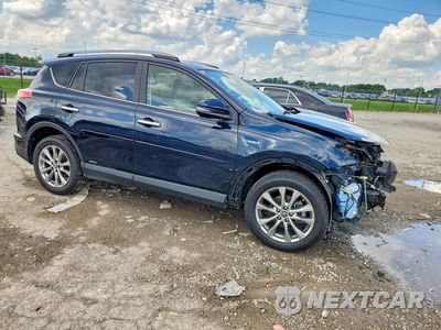 Czwarte zdjęcie samochodu z boku: 2018 TOYOTA RAV4 HV LIMITED VIN:JTMDJREV5JD173983 - miniatura