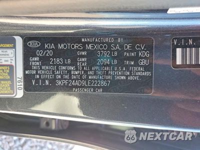 Zdjęcie 13 z 13 samochodu: 2020 KIA FORTE LXS VIN:3KPF24AD9LE222867 - miniatura