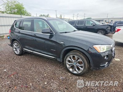 Czwarte zdjęcie samochodu z boku: 2017 BMW X3 XDRIVE35I VIN:5UXWX7C50H0U42454 - miniatura