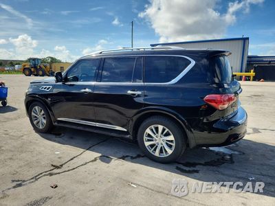 Drugie zdjęcie samochodu z przodu: 2017 INFINITI QX80 BASE VIN:JN8AZ2NF1H9643942 - miniatura
