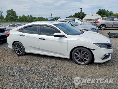 Czwarte zdjęcie samochodu z boku: 2021 HONDA CIVIC EX VIN:19XFC1F37ME205983 - miniatura