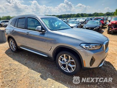 Czwarte zdjęcie samochodu z boku: 2023 BMW X3 XDRIVE30I VIN:5UX53DP06P9R49907 - miniatura