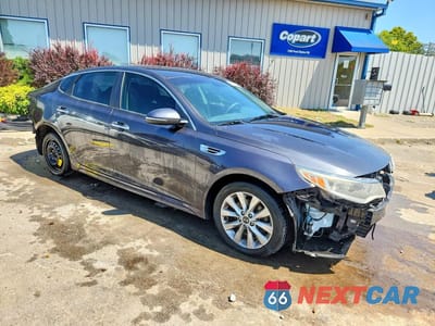 Czwarte zdjęcie samochodu z boku: 2017 KIA OPTIMA LX VIN:5XXGT4L37HG139202 - miniatura