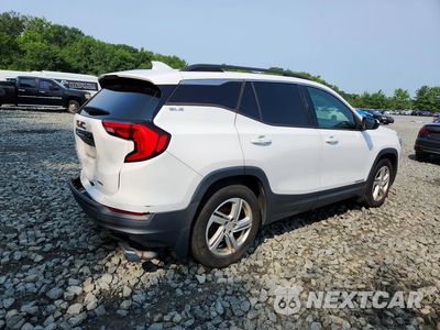 Trzecie zdjęcie samochodu z tyłu: 2018 GMC TERRAIN SLE VIN:3GKALTEX1JL126928 - miniatura