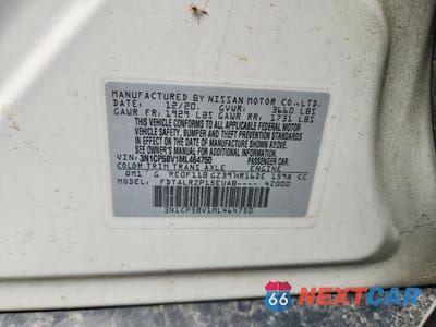 Zdjęcie 14 z 14 samochodu: 2021 NISSAN KICKS S VIN:3N1CP5BV1ML464750 - miniatura