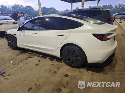 Trzecie zdjęcie samochodu z tyłu: 2024 TESLA MODEL 3 VIN:5YJ3E1EA0RF785155 - miniatura