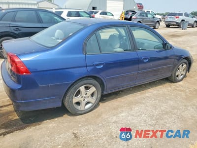 Trzecie zdjęcie samochodu z tyłu: 2005 HONDA CIVIC EX VIN:1HGES267X5L014060 - miniatura